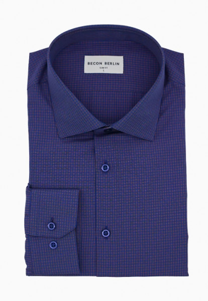 Hemd, Eton-Kragen ,violett