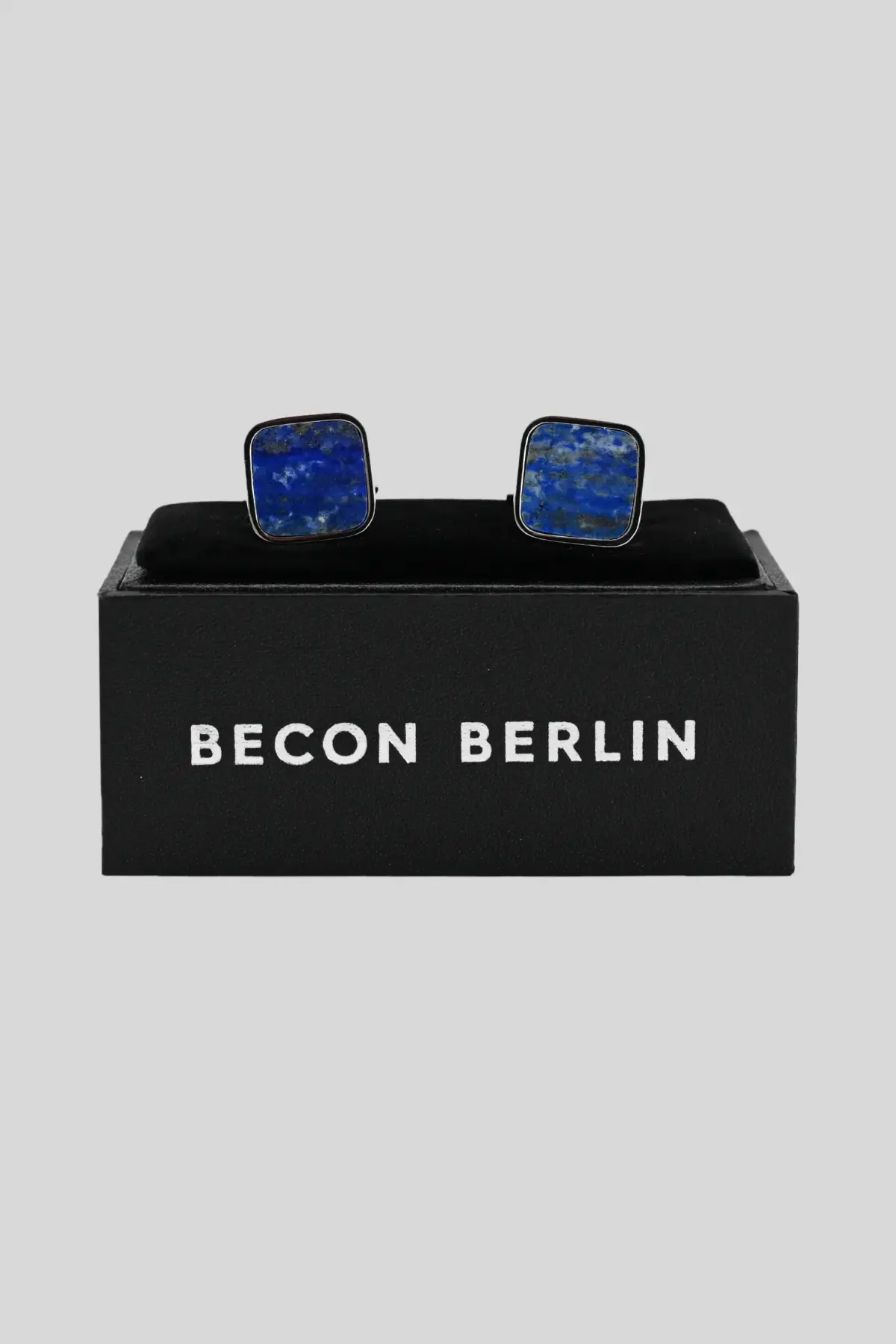 Manschettenknöpfe Blau Kristall