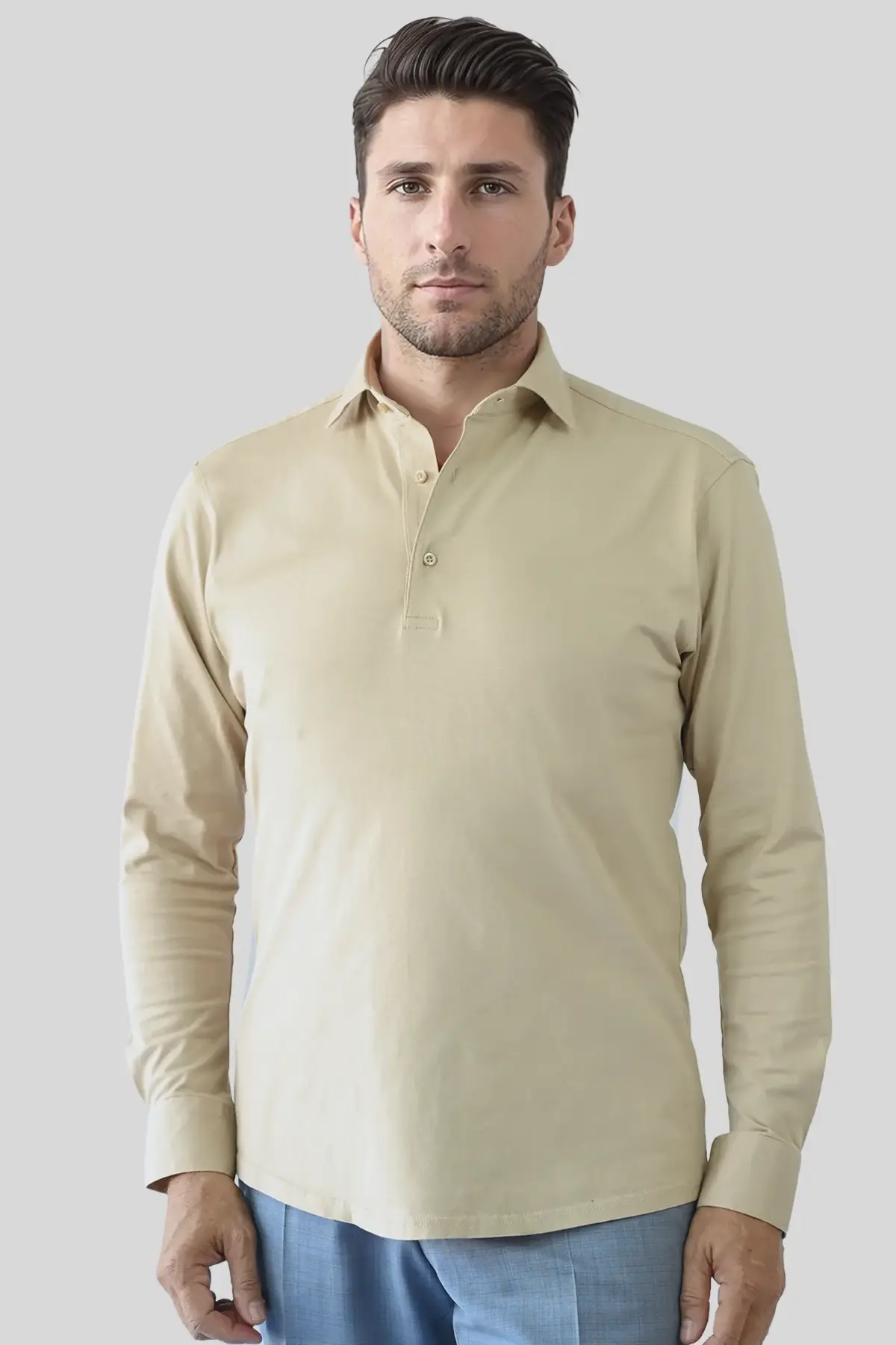Polo Shirt Beige Creme