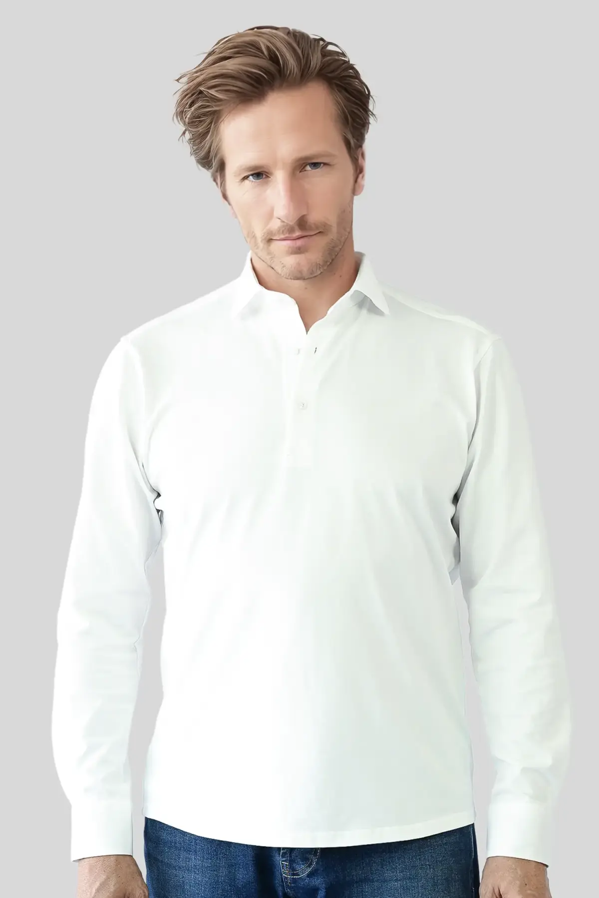 Polo Shirt Weiß