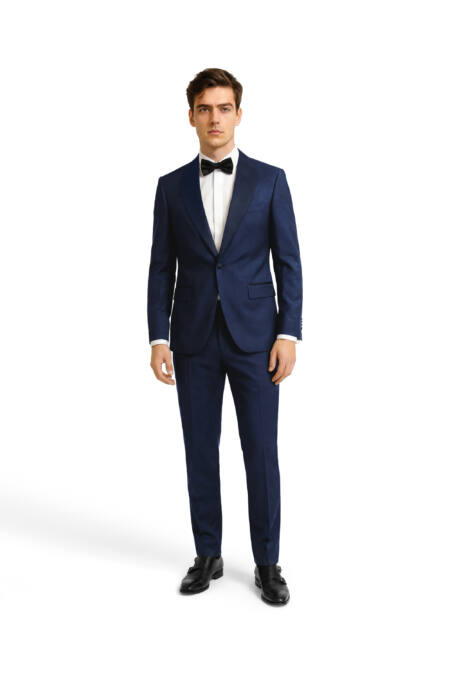 Smoking Matteo-Lawrence ohne Gallon Slim Fit Blue