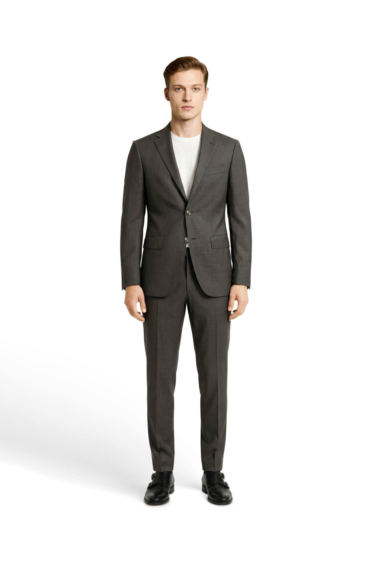 Herrenanzug Arno-Franjo Comfort Braun Melange