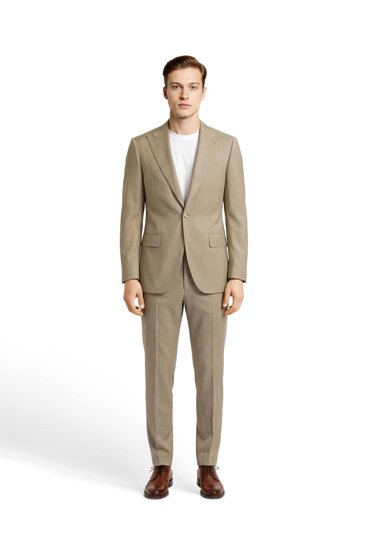 Herrenanzug Henry-Gave Comfort Beige Melange