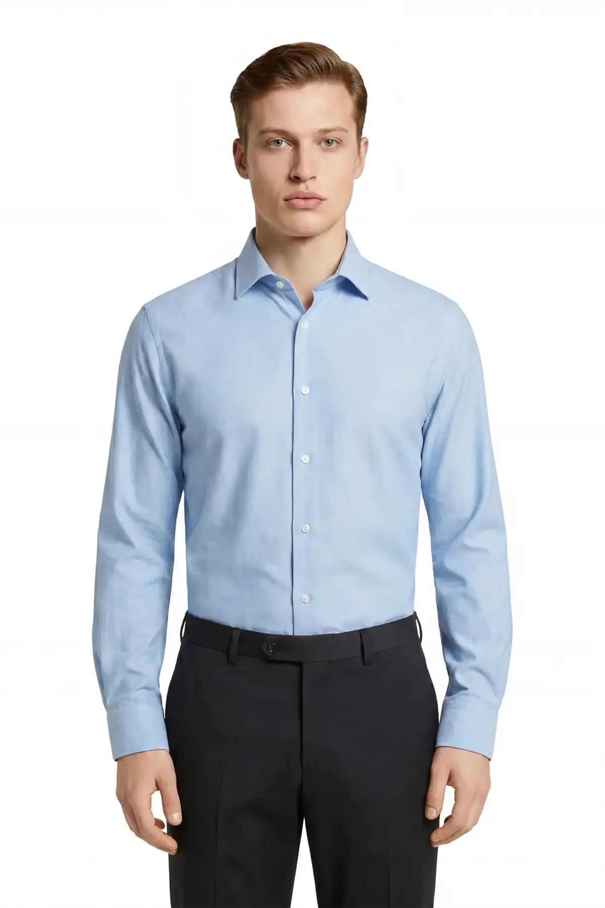 Hemd, Comfort Fit, Kent, KM, blau Flanell